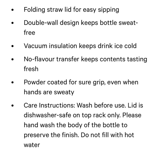 Lululemon Back To Life Sport Bottle 24oz Straw Lid Butter Cream Ombré NWT - Picture 3 of 8